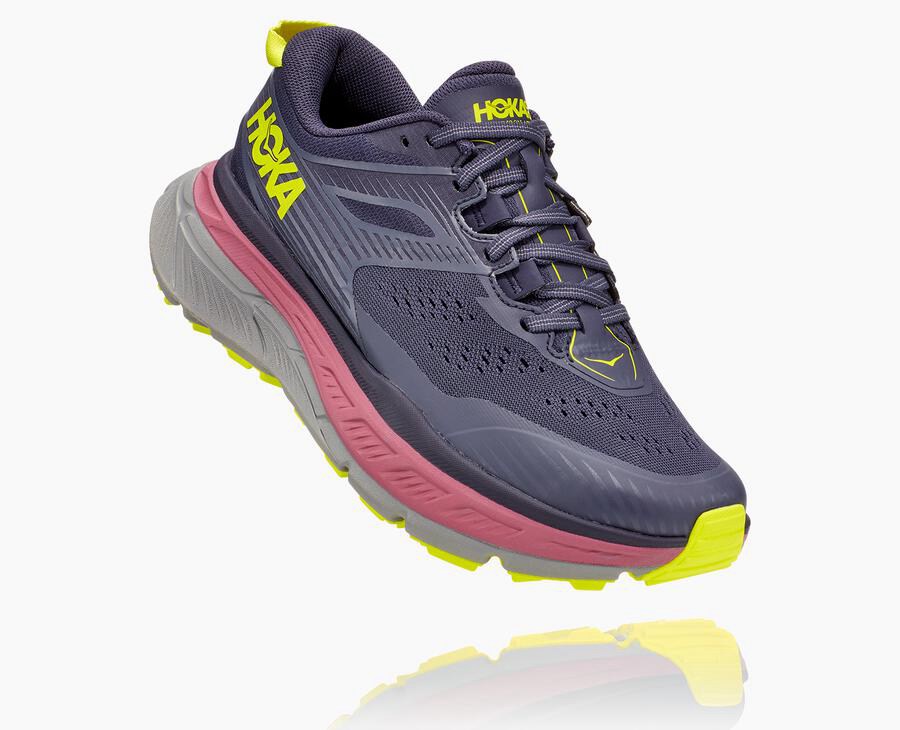 Hoka One One Stinson Atr 6 - Women Trail Shoes - Navy,Australia TZV-589072